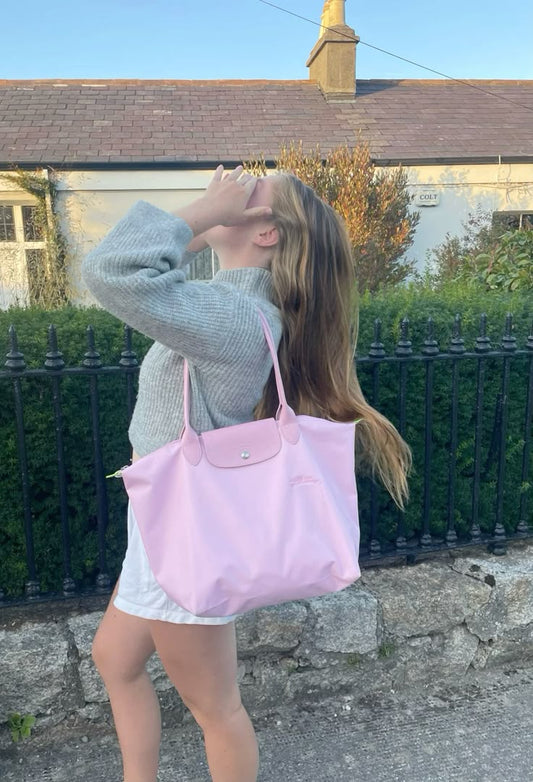 Longchamp Nakışlı Pembe