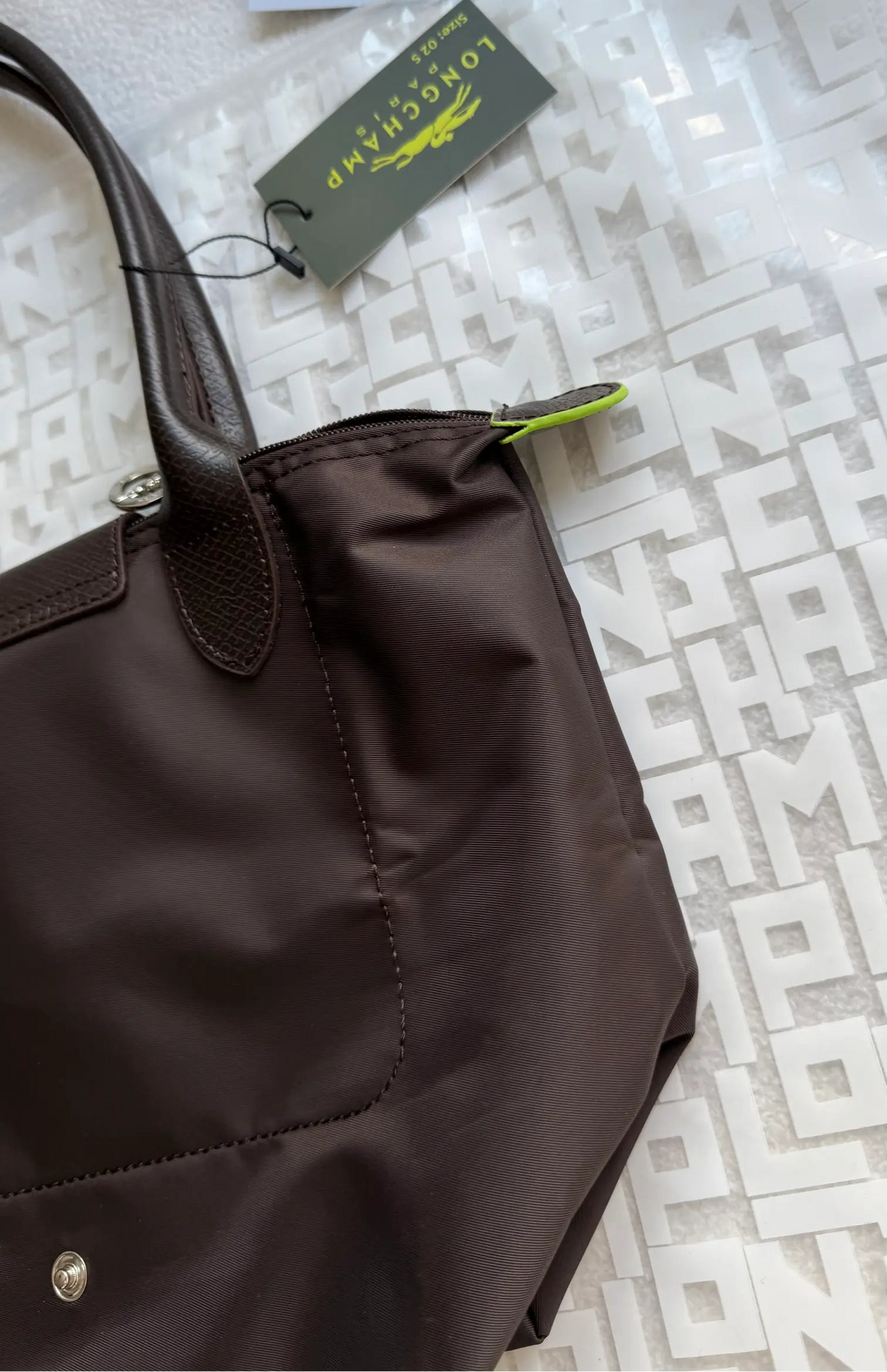 Longchamp Nakışlı Mocha