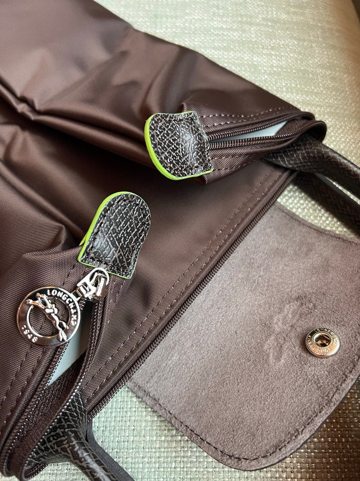Longchamp Nakışlı Mocha